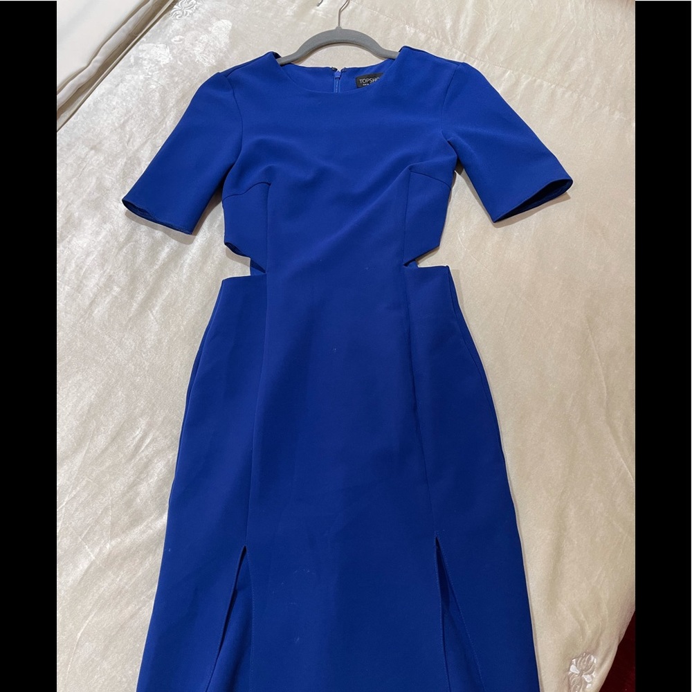 Blue topshop dress
